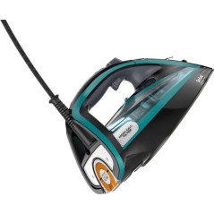 Tefal Ultimate Pure FV9844E0 Steam Iron 3200W - Powerful, Stylish Black & Green Design for Effortless Ironing!